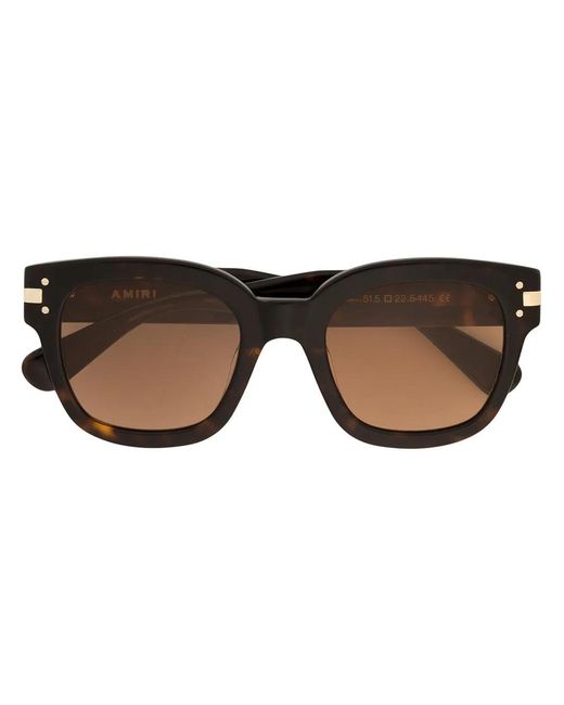 Amiri Brown Classic Logo Sunglasses for men