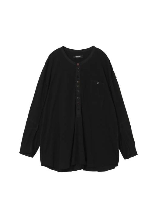 Undercover Black Button-Pocket Sweater for men