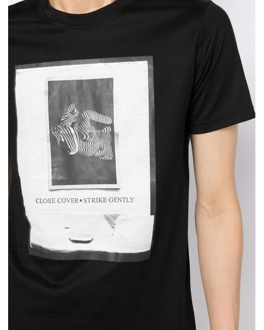Private Stock Black Graphic-Print T-Shirt for men
