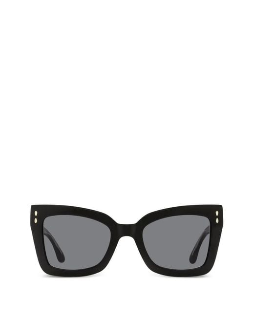 Isabel Marant Black 103/S Square-Frame Sunglasses