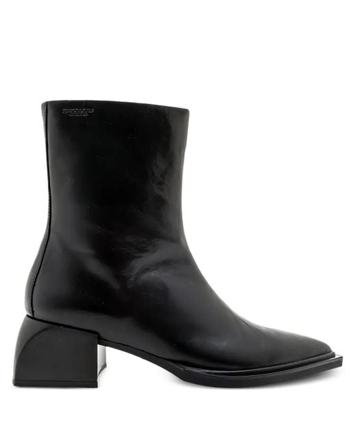 Vagabond Black 55Mm Vivian Pointed-Toe Boots