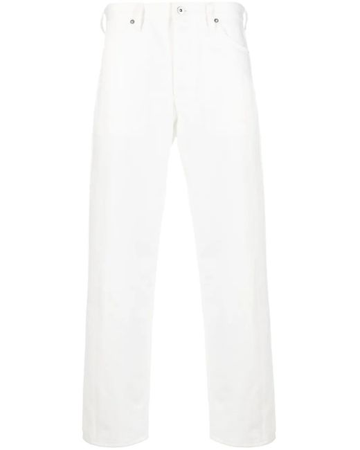 メンズ Jil Sander ストレートジーンズ White