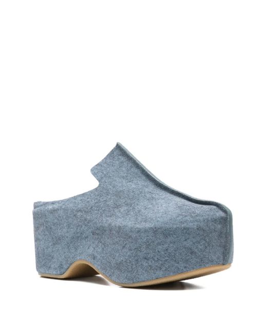 J.W. Anderson Blue 75Mm Platform Clogs