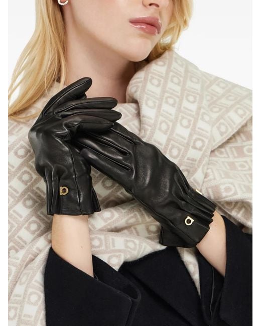 Ferragamo Black Gloves