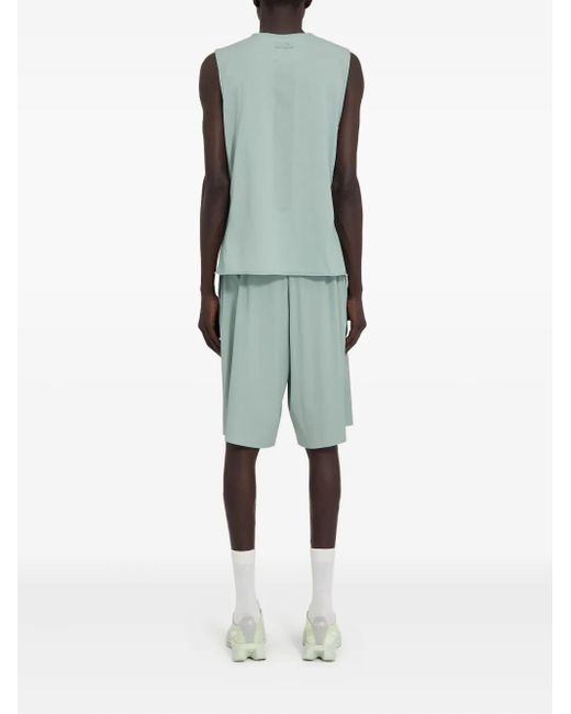 MM6 MAISON MARGIELA X SALOMON Green X Salomon Logo-Print Tank Top for men