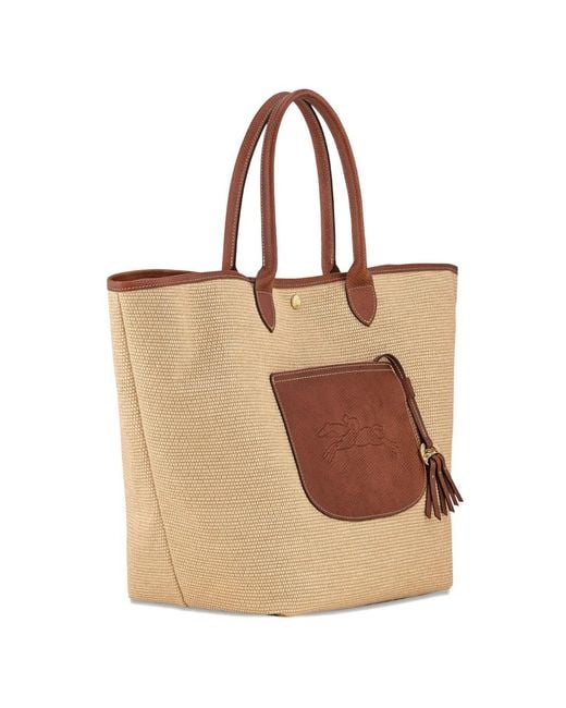 Longchamp Natural Le Panier Pliage