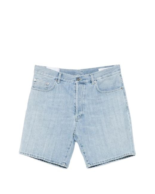 Dondup Blue Cotton Shorts for men