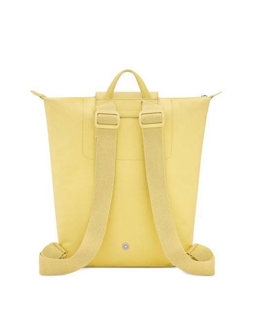Longchamp Yellow Sac À Dos Le Pliage One