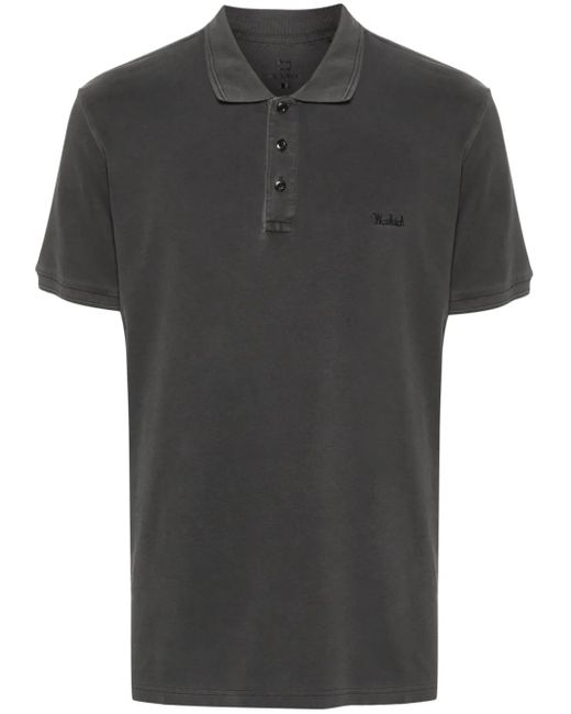 Woolrich Black Mackinack Polo for men