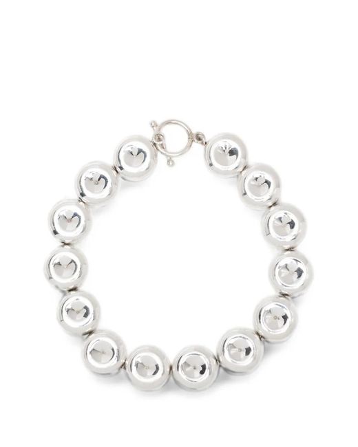 Uncommon Matters White Torus T-Bar-Fastening Bracelet