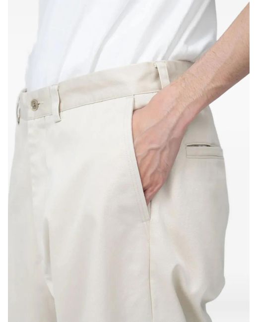 Nanamica White Straight-Leg Chino Trousers for men