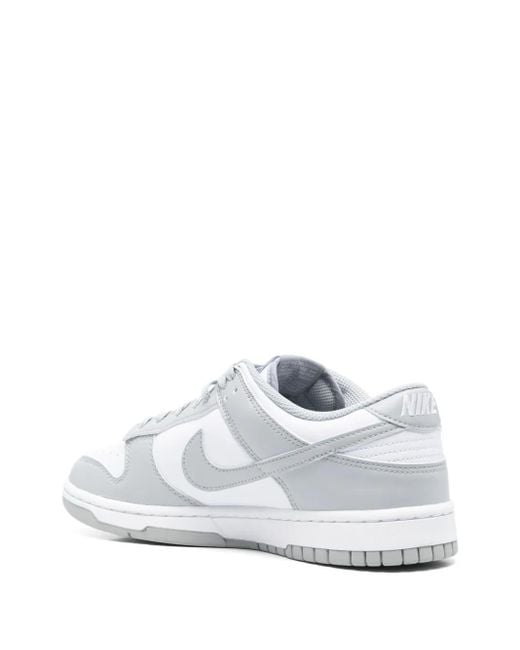 Nike White Dunk Low Sneakers