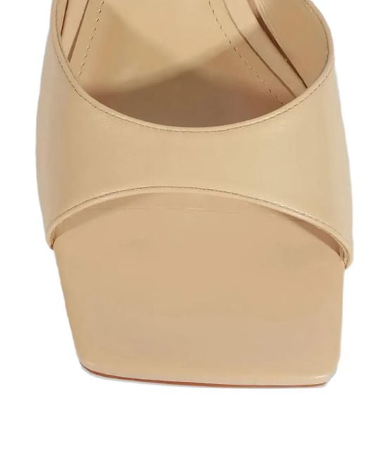 SCHUTZ SHOES Natural 60Mm Dethalia Pin Square-Toe Sandals