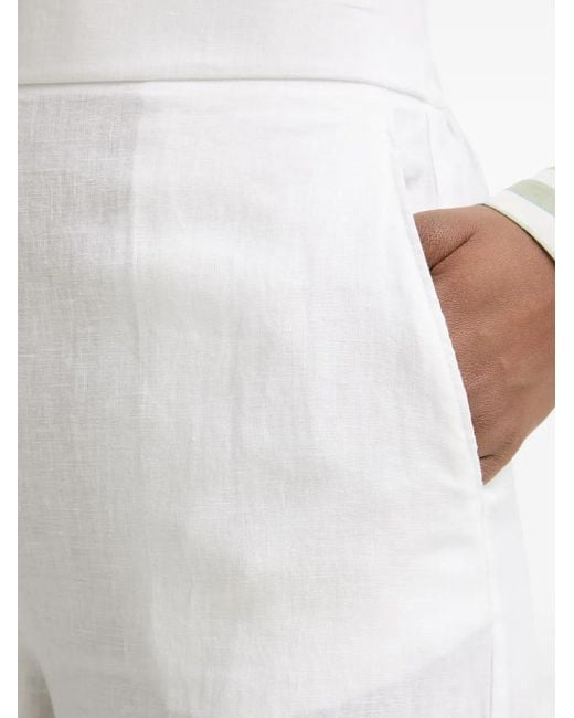 Benetton Geplooide Broek in het White