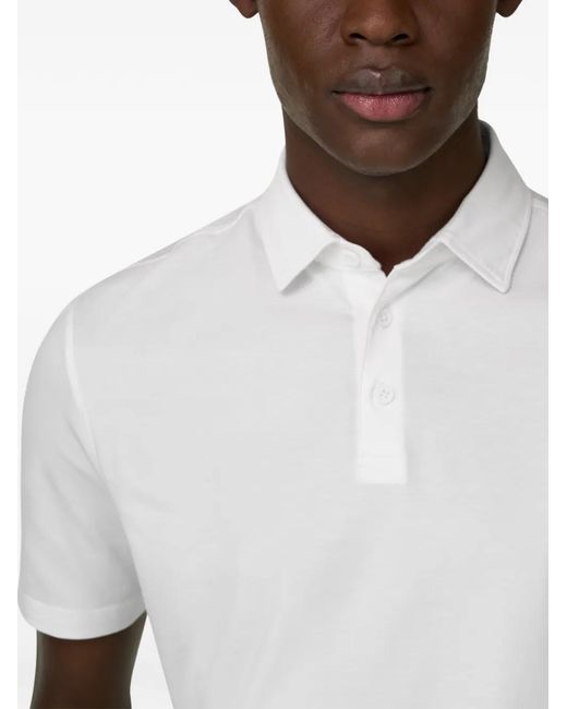 Boggi White Short-Sleeves Polo Shirt for men