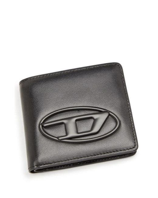 DIESEL Black Holi-D Bi-Fold Wallet