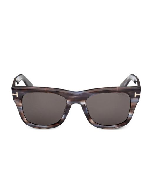 Tom Ford Gray Square-Frame Sunglasses for men