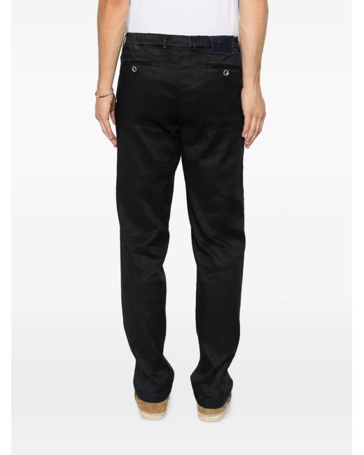 Kiton Straight Broek in het Black voor heren