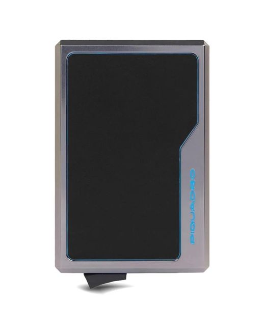 Piquadro Black Magsafe Pop-Up Card Holder