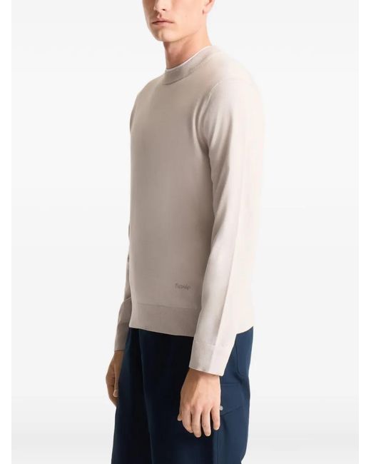 Fusalp White Ashtton Crew-Neck Sweater for men