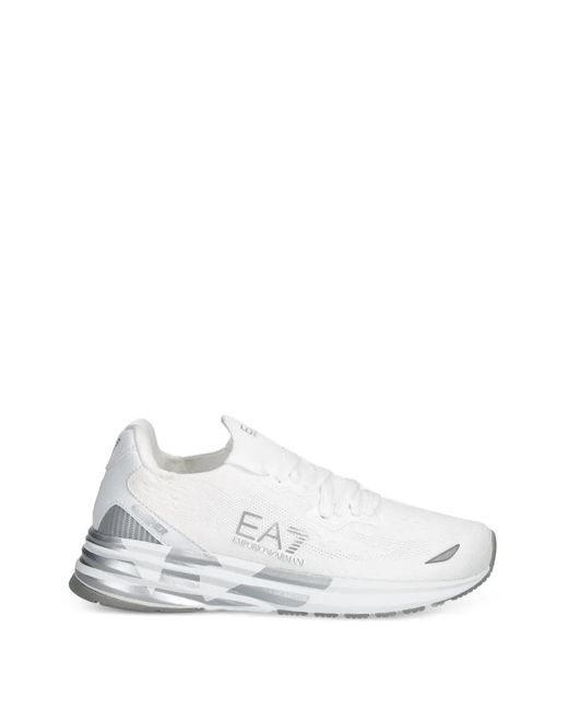 EA7 White Crusher Distance Sneakers