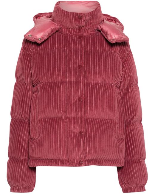 Moncler Red Daos Puffer Jacket