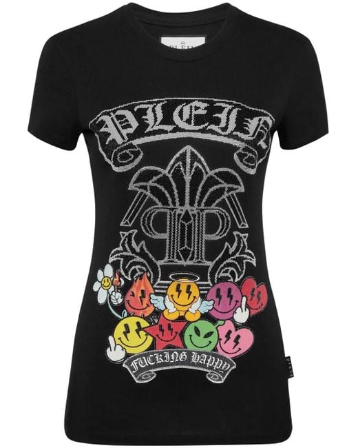 Philipp Plein Black Sexy Pure T-Shirt