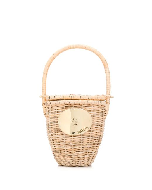 BORSA SECCHIELLO VIMINI di Patou in Natural