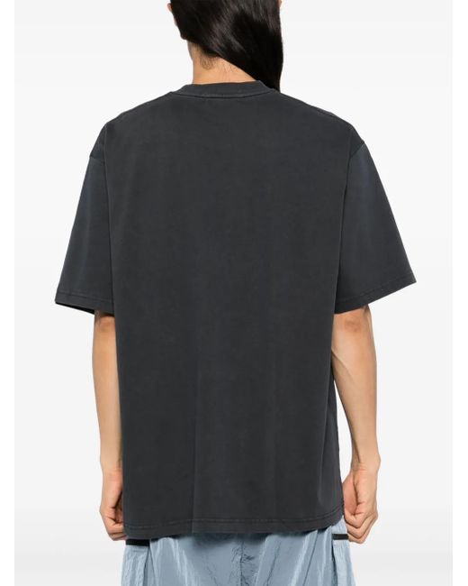 A Bathing Ape Black Logo-Print T-Shirt for men