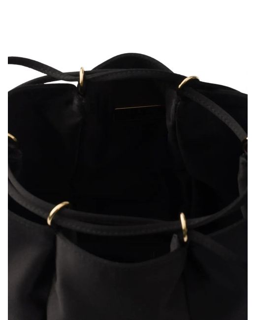 Borsa A Secchiello Mini di Prada in Black