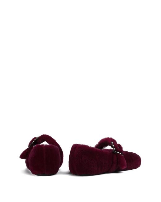 Le Silla Purple Danielle Ballet Flat