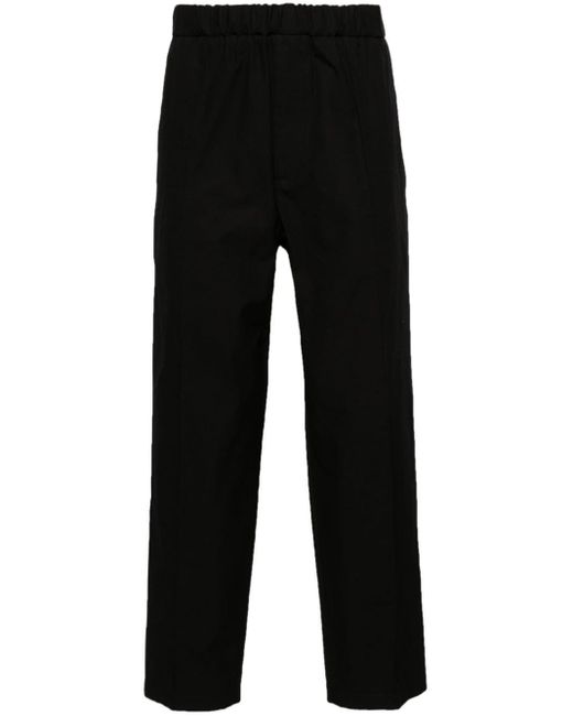 Pantalones anchos con cordones Jil Sander de hombre de color Black