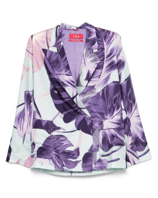 F.R.S For Restless Sleepers Purple Lone Blazer