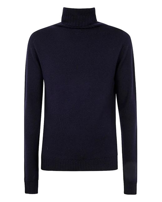 MD75 Blue Wool Jumper for men