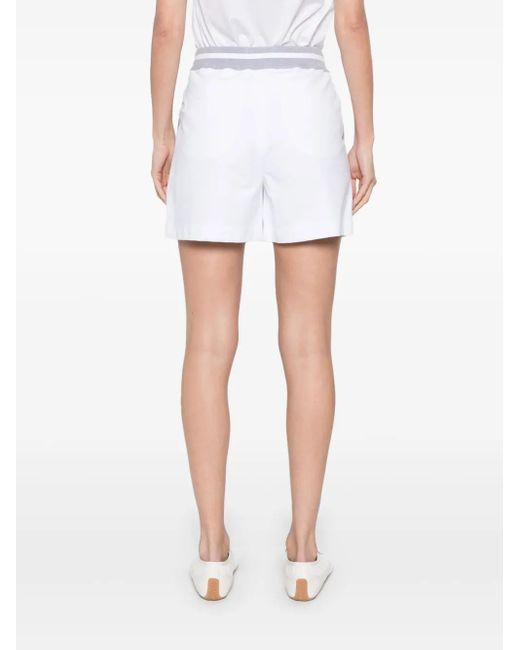 Short À Patch Logo Brunello Cucinelli en coloris White