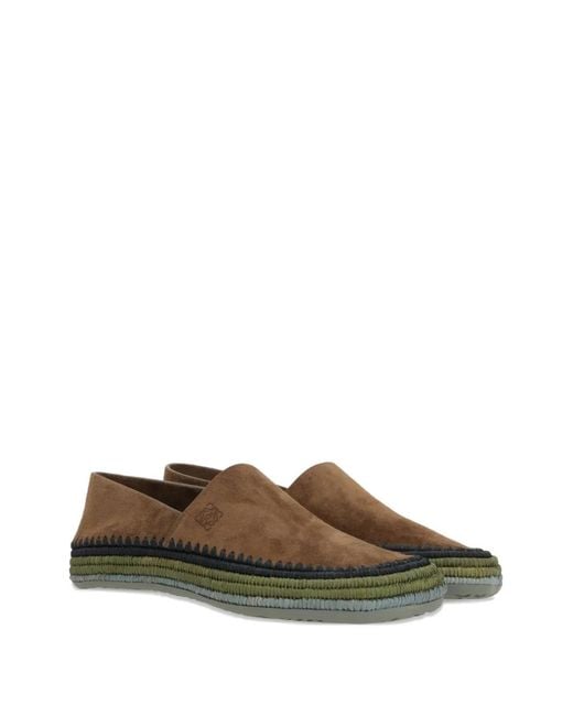 Loewe Multicolor Rio Suede Espadrilles for men