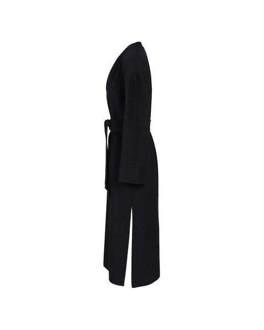 Max Mara Black Reversible Wool Coat