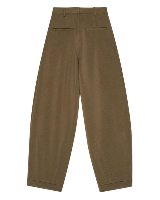Remain Green Plissierte Tapered-Hose