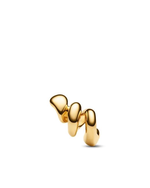 Maria Black Metallic Coil Crawler Earring