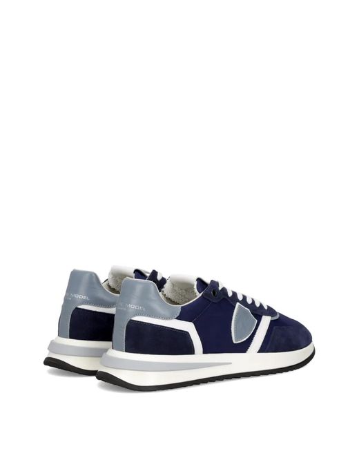 Philippe Model Blue Sneakers for men
