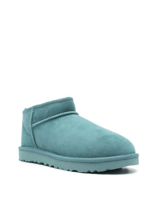 Ugg Blue Classic Ultra Mini Suede Boots