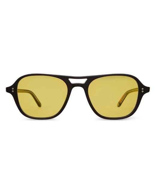 Garrett Leight Yellow Doc Sun Sunglasses