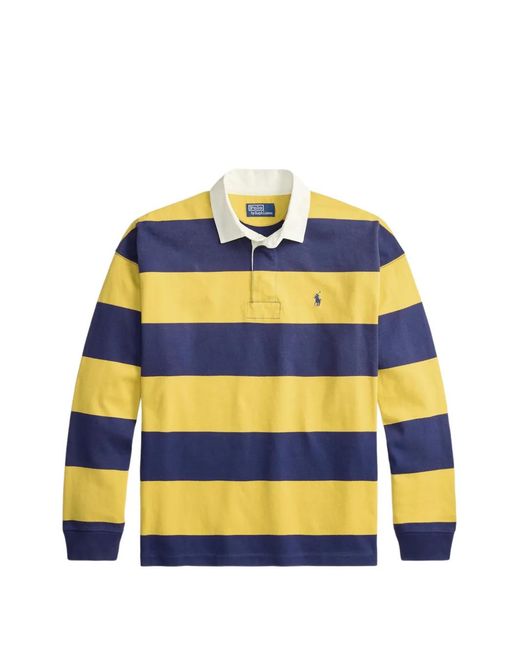 Polo Ralph Lauren Yellow Horizontal-Stripe Polo Shirt for men