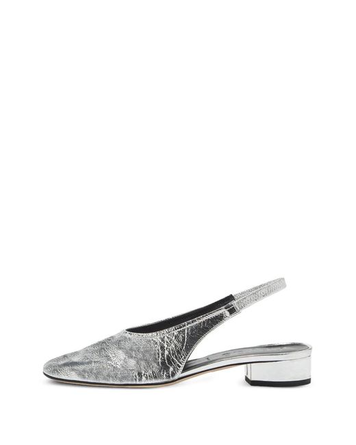 Aeyde White 25Mm Dua Slingback Pumps