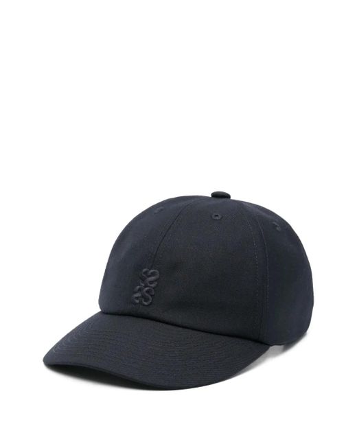 Sandro Blue Tied Cap