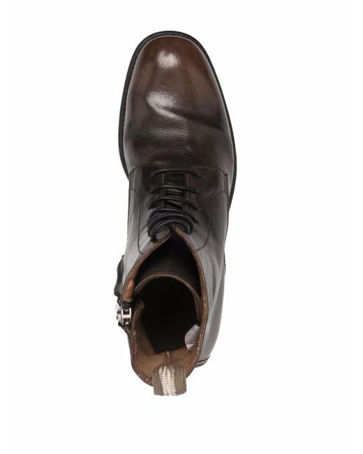 Officine Creative Brown Calixte 002 Ankle Boots