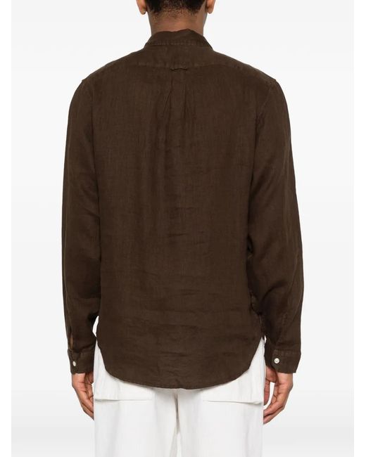 Woolrich Brown Button-Down Shirt for men