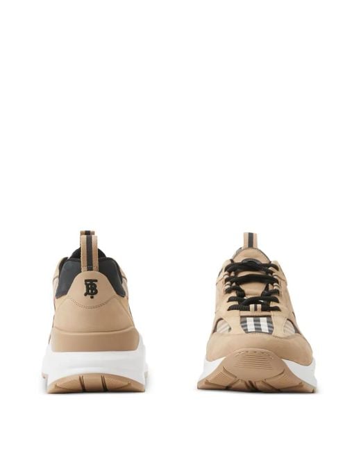 メンズ Burberry ヴィンテージチェック スニーカー Brown