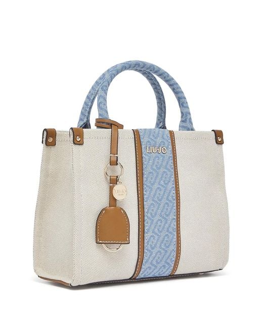 Liu Jo White Small Jacquard Bag