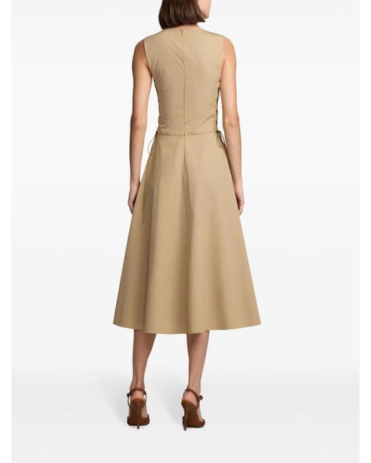 Ralph Lauren Natural Renna Midi Dress